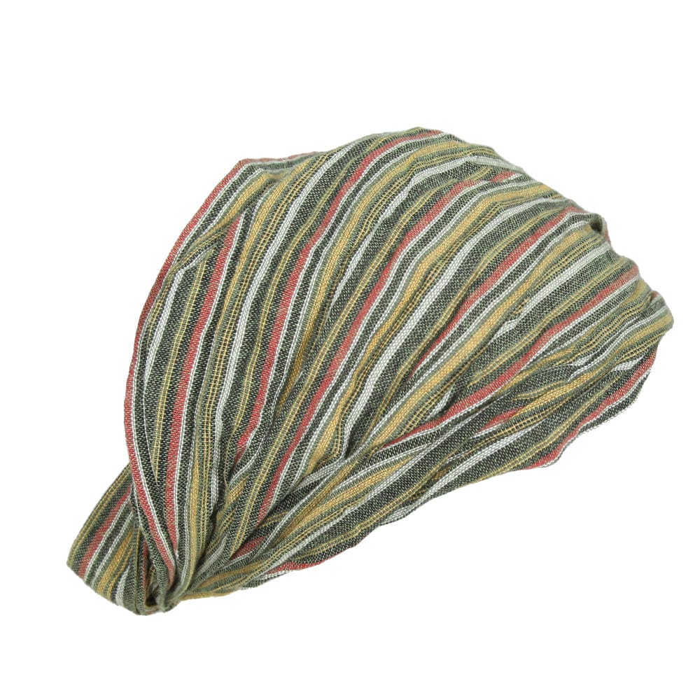 Striped Cotton Bandana Headband