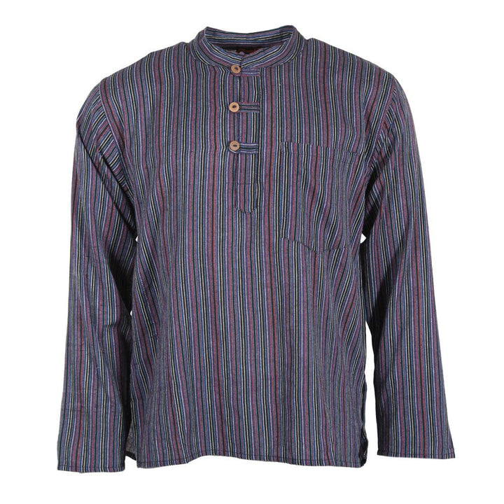 Purple Striped Shirt