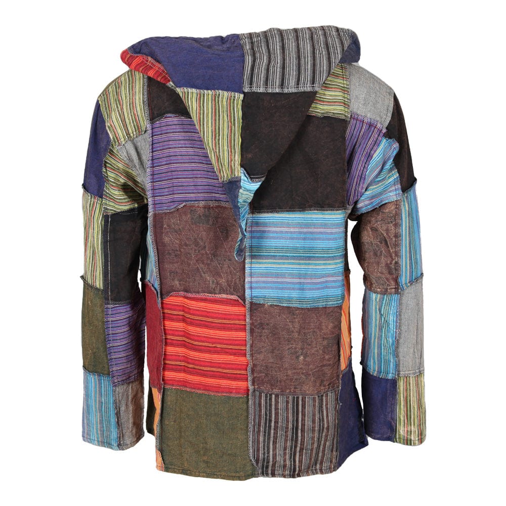 Lightweight Patchwork Hoodie