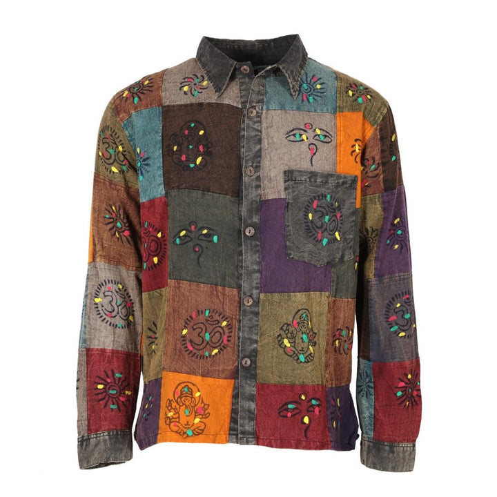 Men's Patchwork Shirt