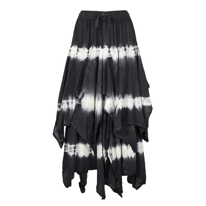 Tie-Dye Hanky Hem Skirt