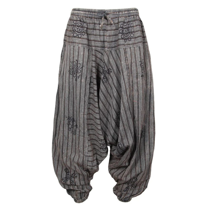 Men's Stonewashed Harem Pants