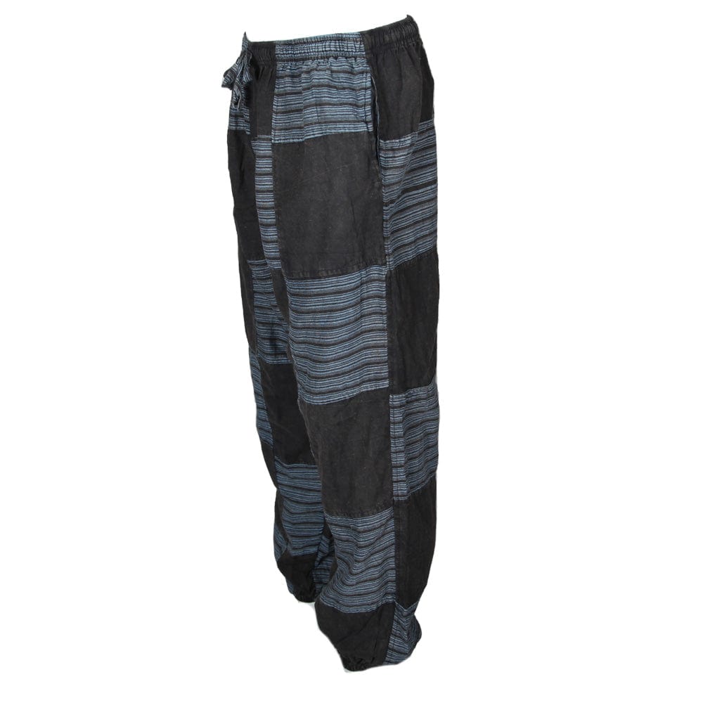 Patch Cotton Jogger Harem Pants