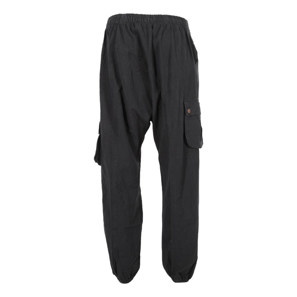 Asymmetric Hemp Mix Trousers