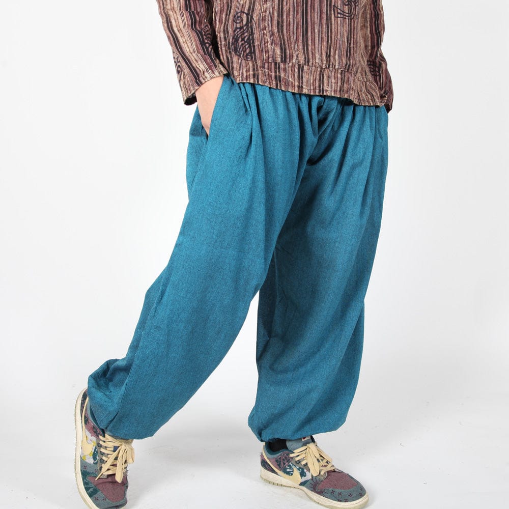 Men's Plain Aladdin Harem Trousers