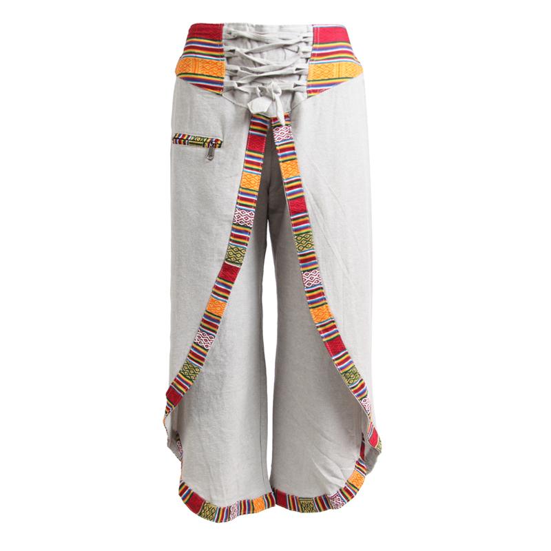 Hemp Wrap Around Trousers..