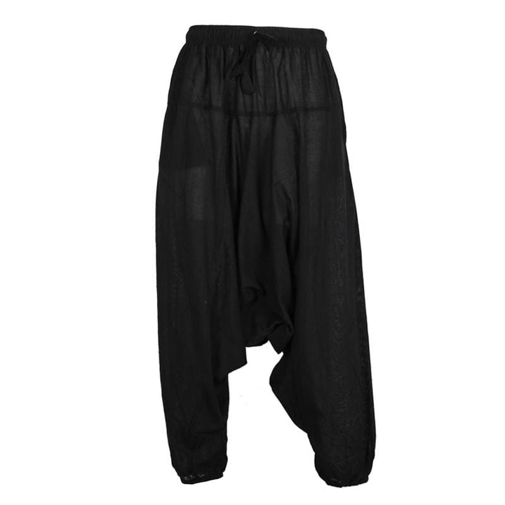 Low Cotton Jogger Harem Pants