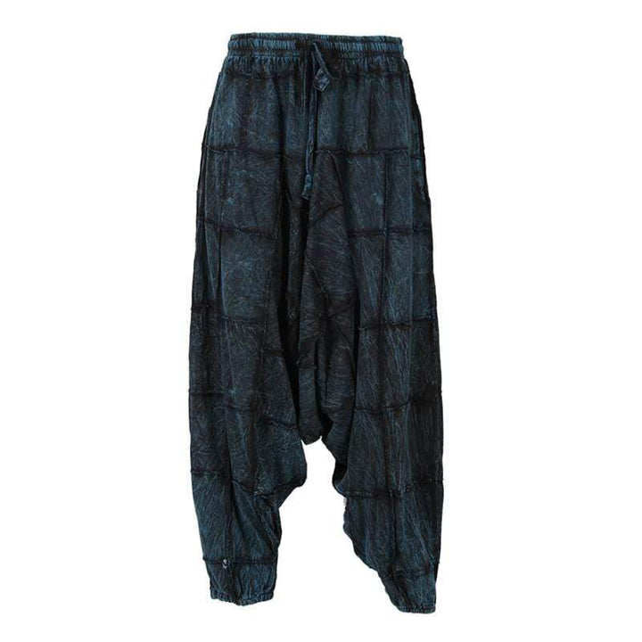 Soft Cotton Patchwork Harem Pants