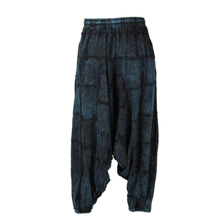 Soft Cotton Patchwork Harem Pants