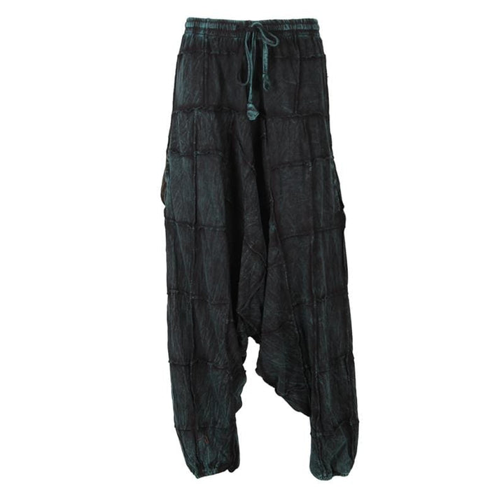 Soft Cotton Patchwork Harem Pants