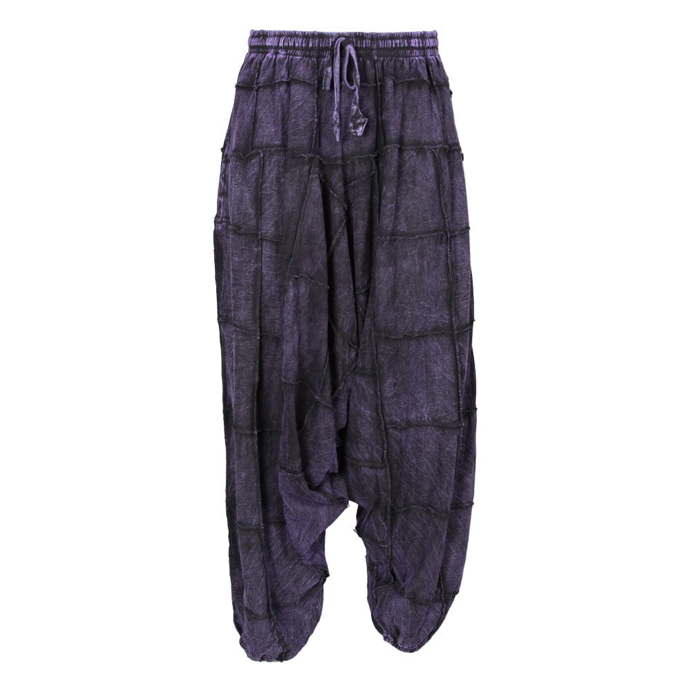 Soft Cotton Patchwork Harem Pants