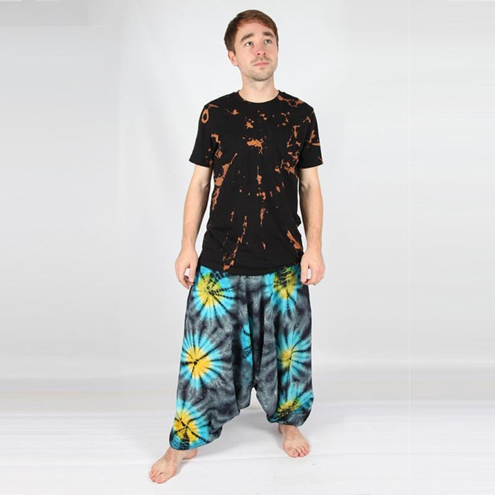 Men's Grunge Tie Dye Harem Pants