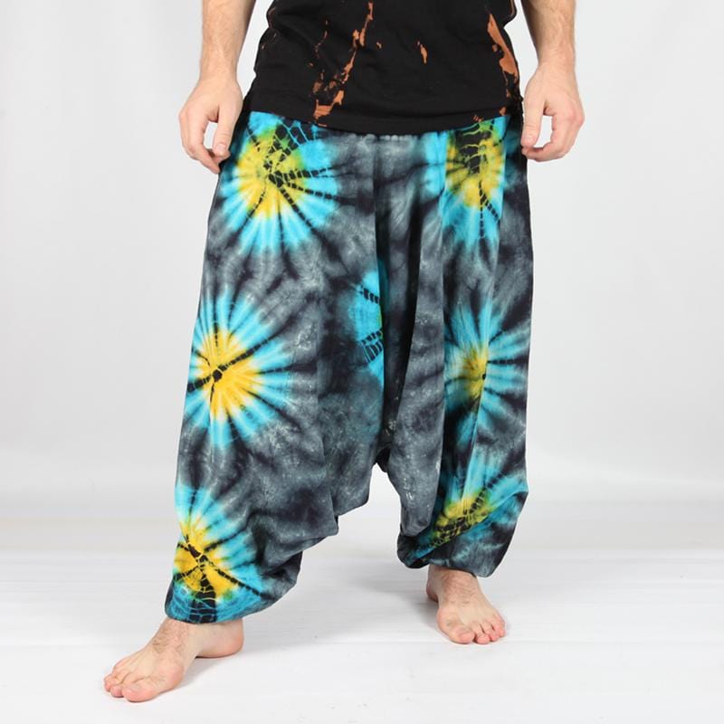 Men's Grunge Tie Dye Harem Pants