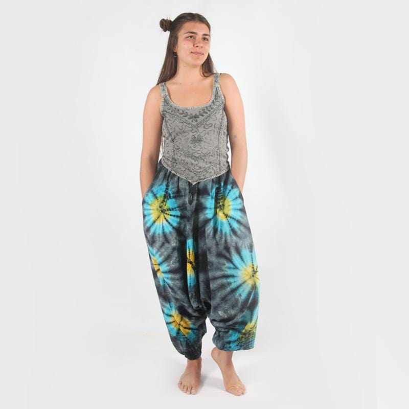 Grunge Tie Dye Harem Pants