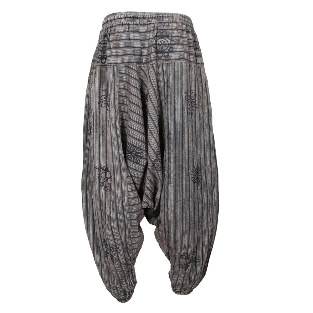 Men's Stonewashed Harem Pants