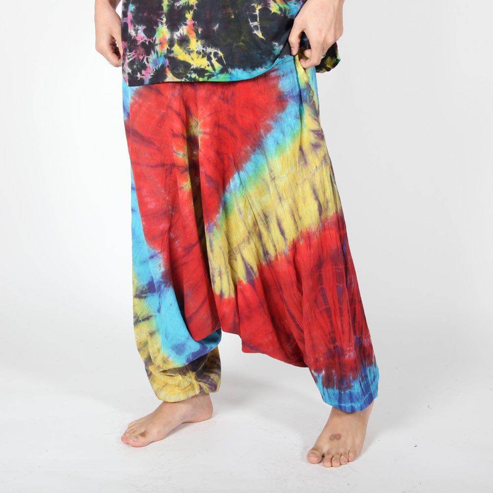 Men's Tie Dye Harem Pants