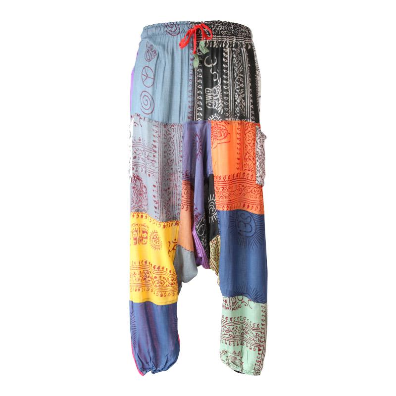 Men's Prayer Patchwork Harems