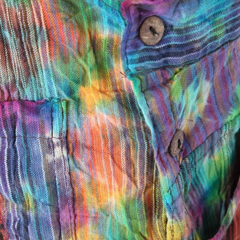 Tie Dye Patchwork Dungarees