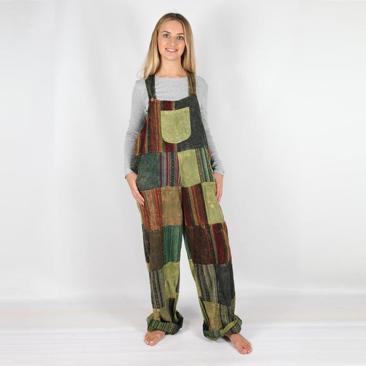 Patchwork Dungarees