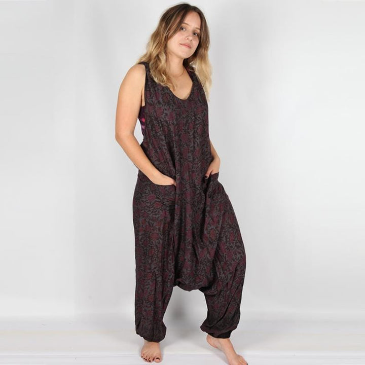 Low Crotch Harem Jumpsuit