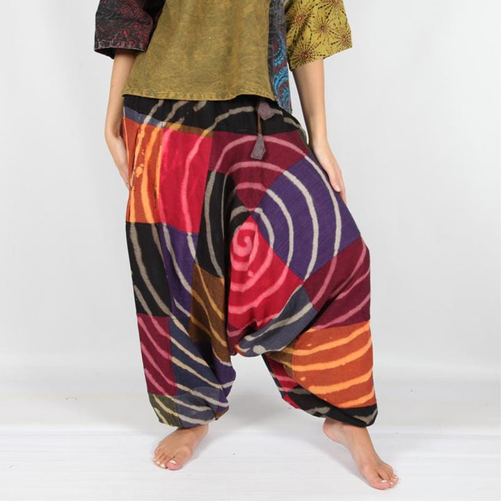 Afghani Spiral Harem Pants