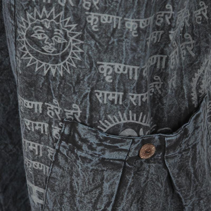 Men's Stone Washed Om Joggers