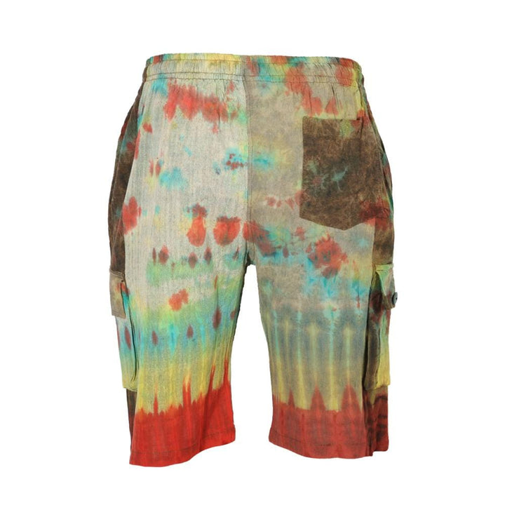 Tie Dye Cargo Shorts