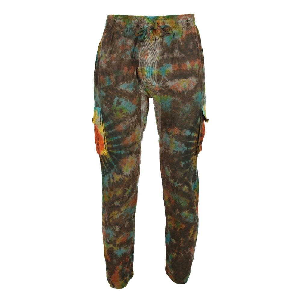 Tie Dye Cargo Trousers