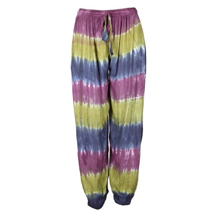 Autumnal Colours Tie Dye Jogger Pants