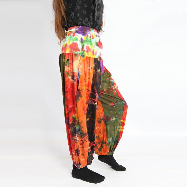 Grunge Tie Dye Harem Pants