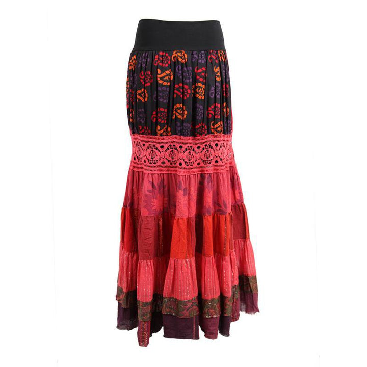 Tiered Maxi Skirt