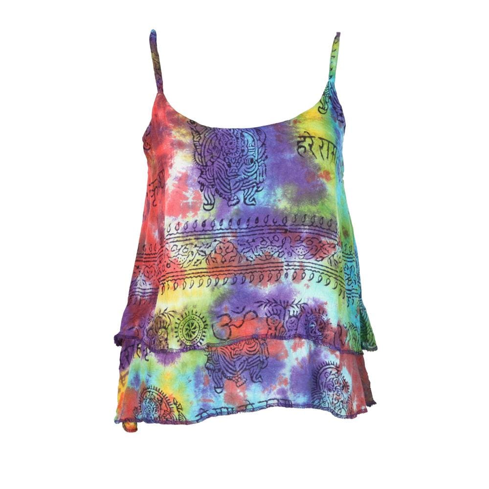 Tie Dye Layered Cami Top