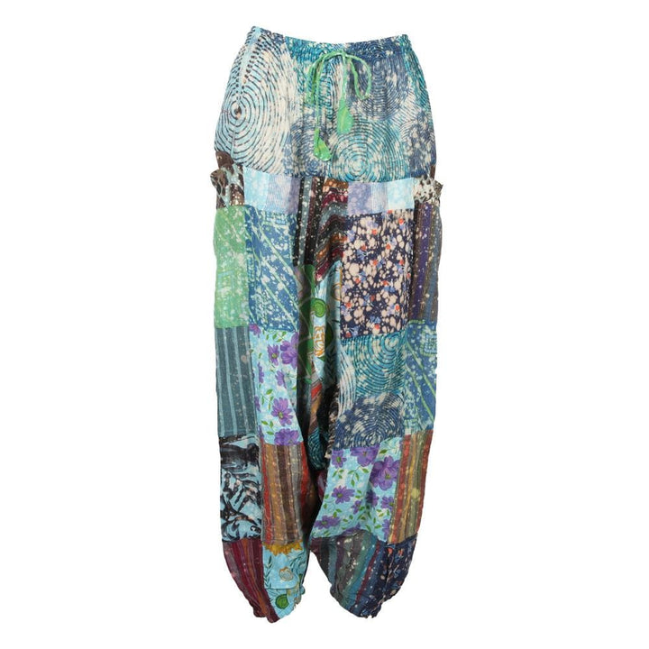 Patchwork Afghani Harem Pants