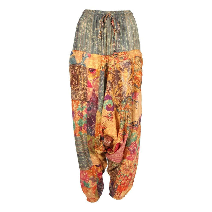 Patchwork Afghani Harem Pants