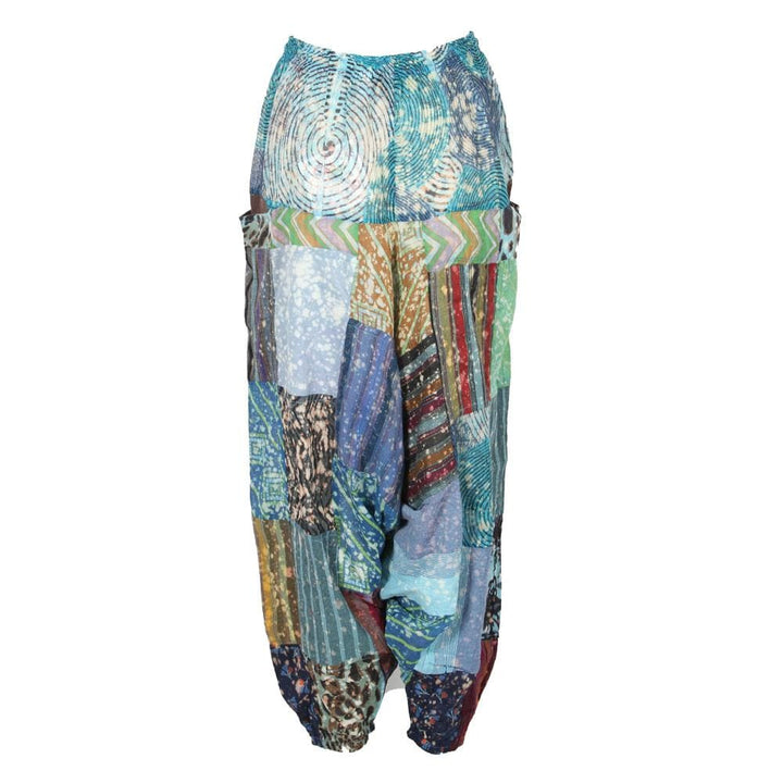 Patchwork Afghani Harem Pants