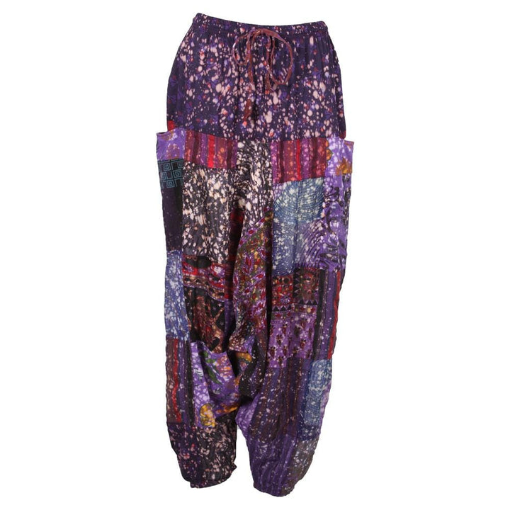 Patchwork Afghani Harem Pants