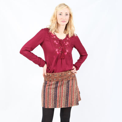 Gheri Cotton Popper Skirt