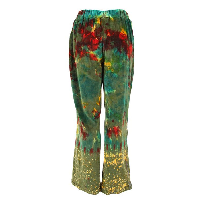 Tie Dye Velvet Flares