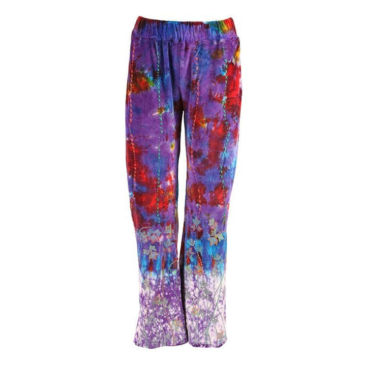 Tie Dye Velvet Flares