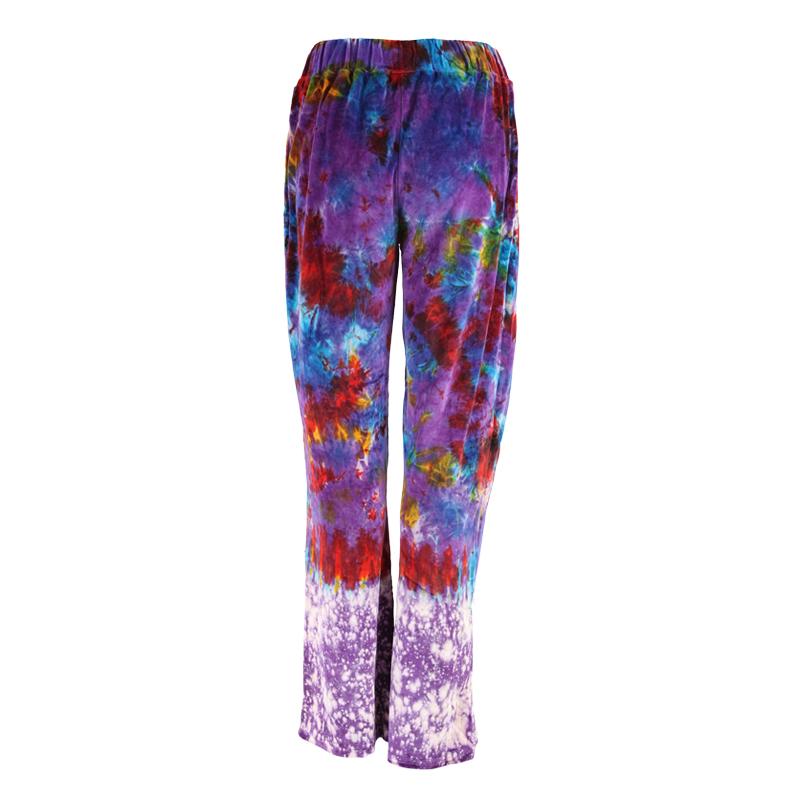 Tie Dye Velvet Flares