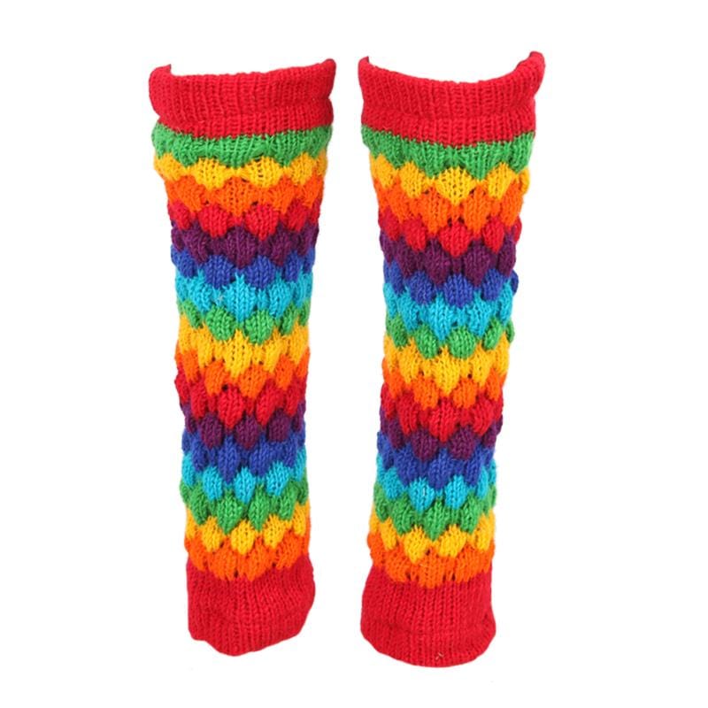 Rainbow Leg Warmers