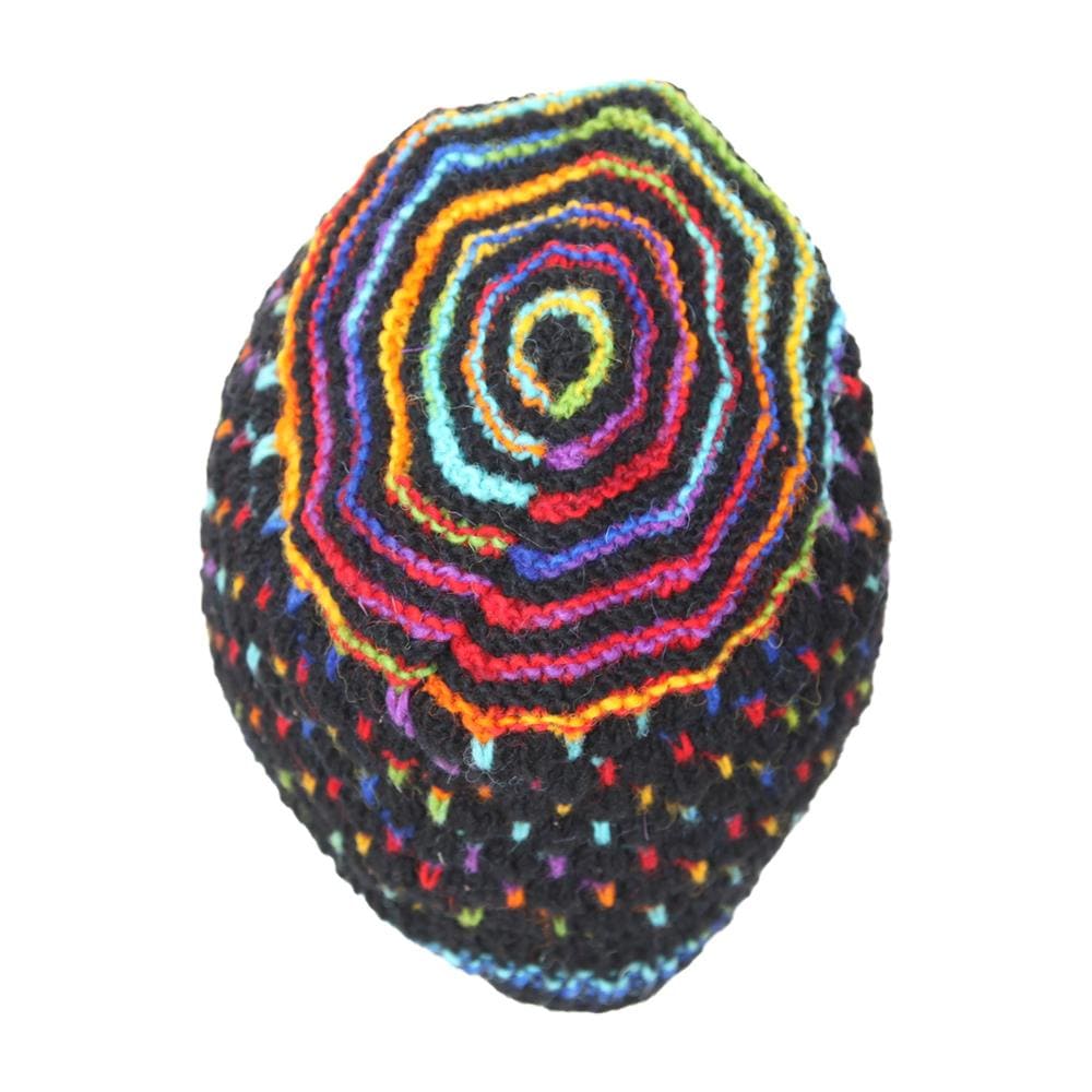 Rainbow Fleck Knitted Hat