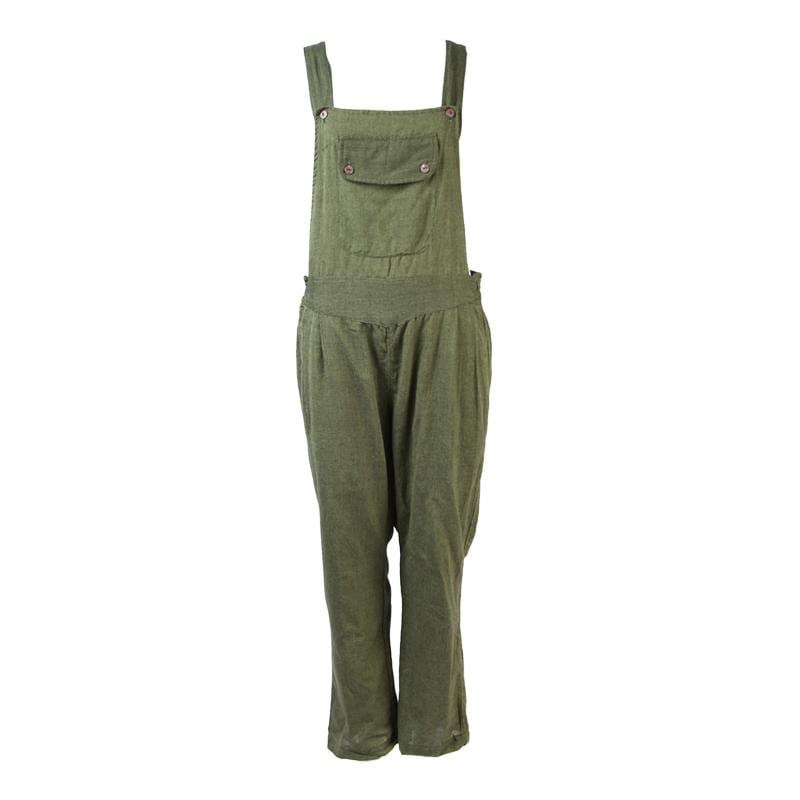 Plain Cotton Dungarees