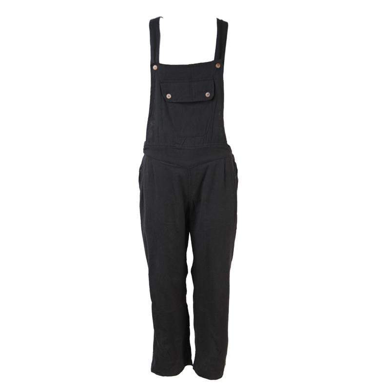 Plain Cotton Dungarees