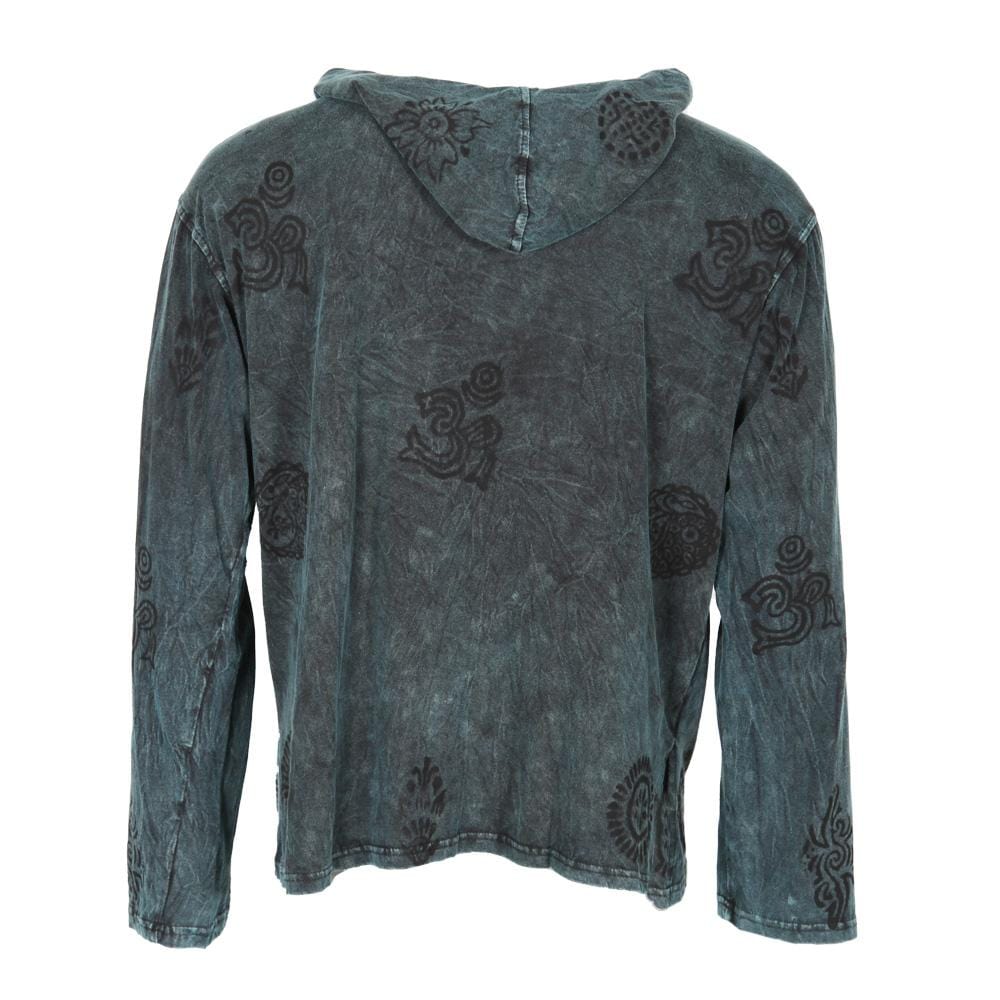 Overdyed Hooded Shirt..