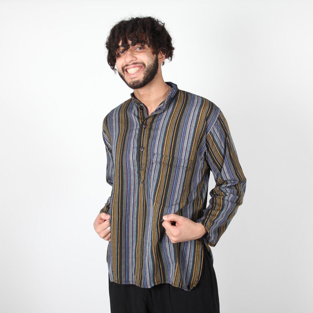 Cotton Grandad Shirt