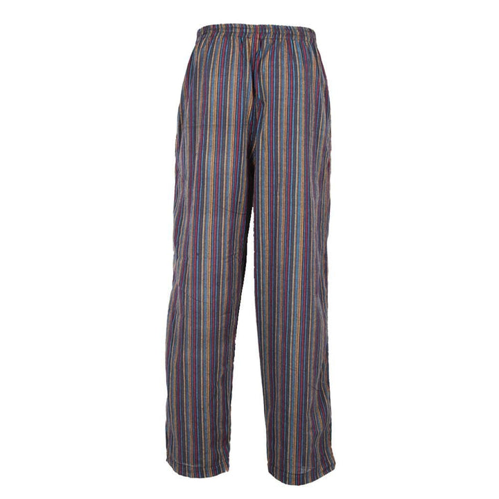 Striped Cotton Trousers