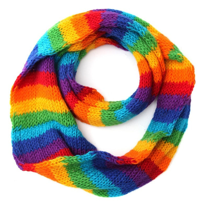 Rainbow Snood Scarf