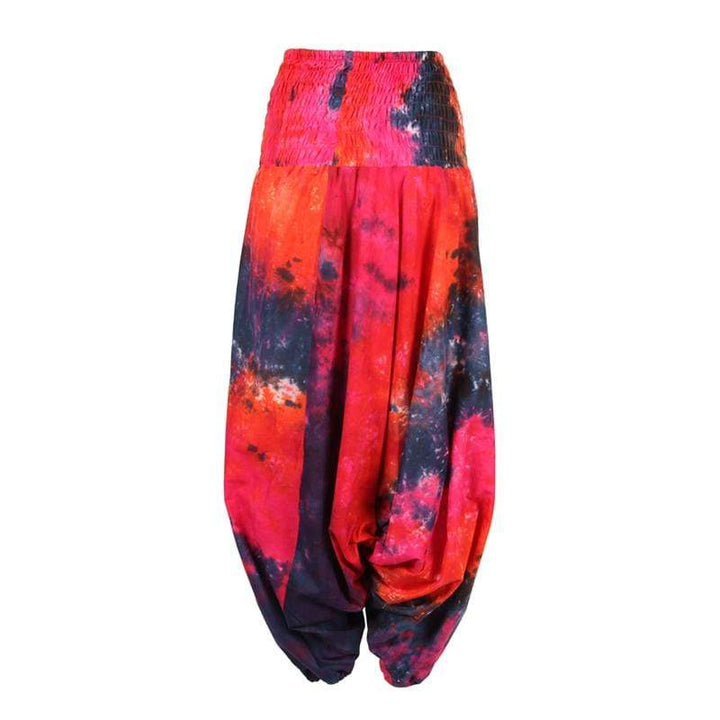 Tie Dye Drop Crotch Harem Pants