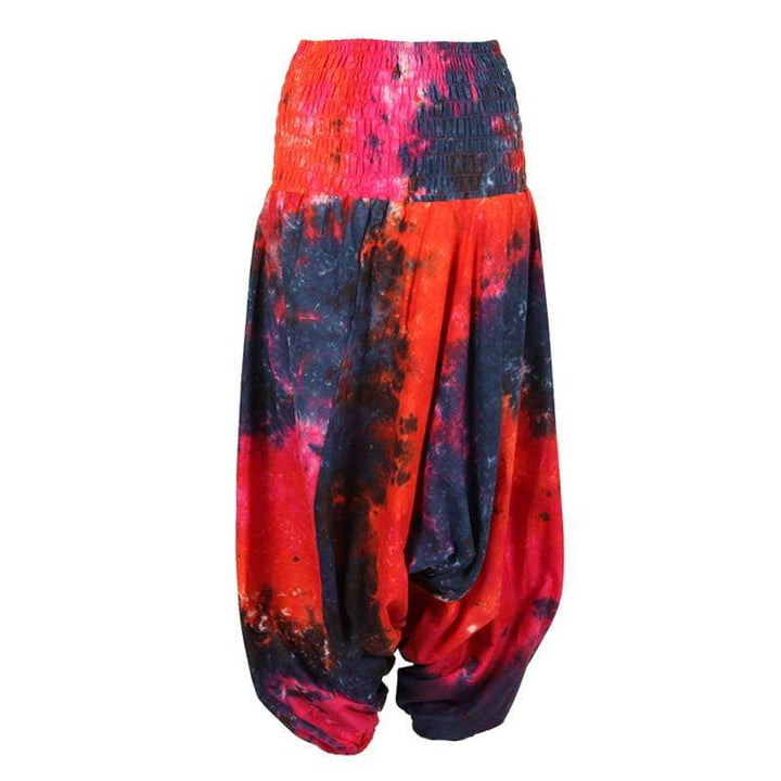 Tie Dye Drop Crotch Harem Pants